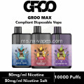 Groo max 10k sedutan Vape pakai buang Australia